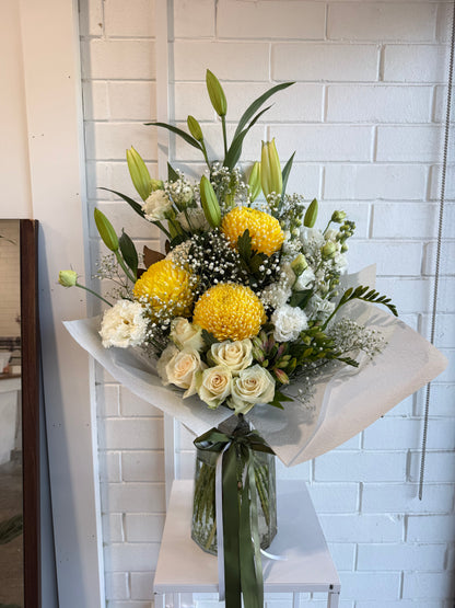 Golden Vase Arrangement