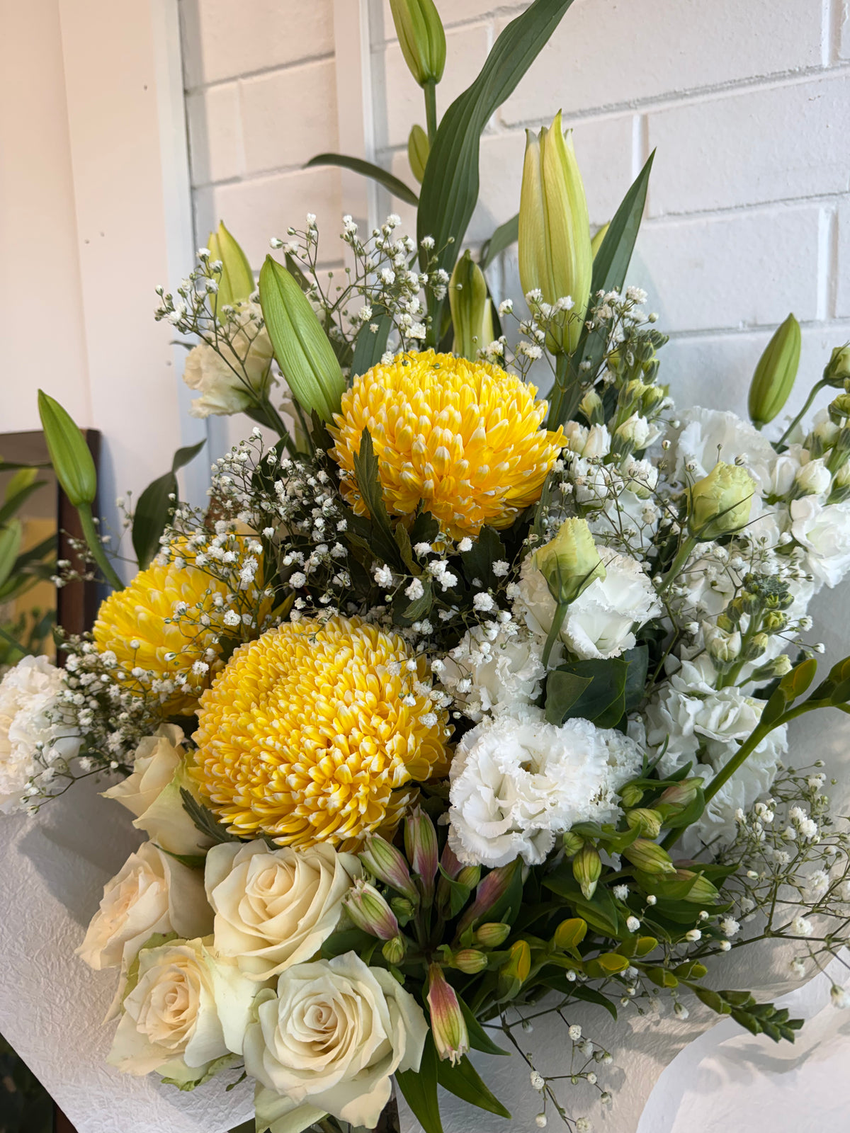 Golden Vase Arrangement