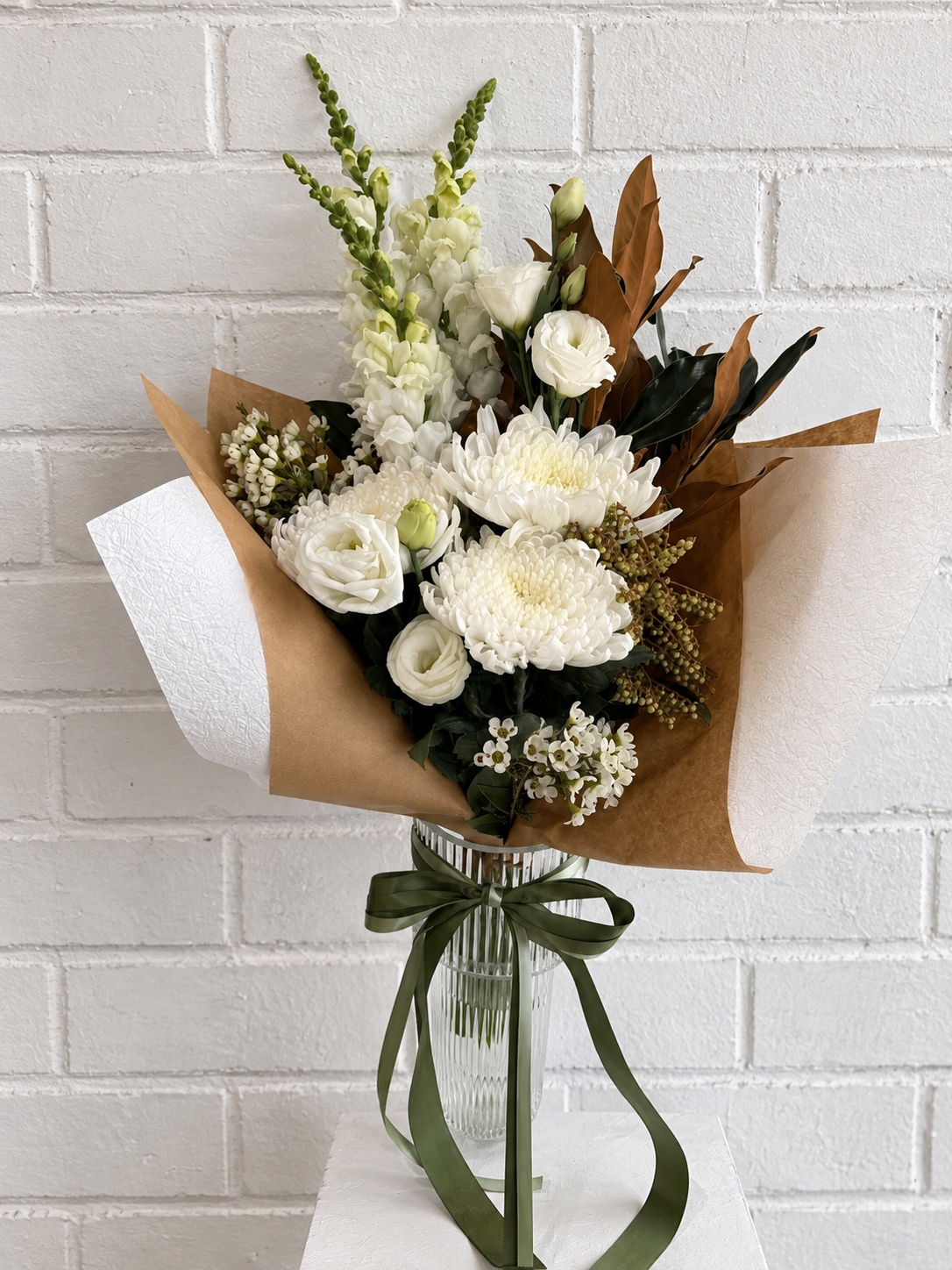 Neutral Beauty Vase Arrangement