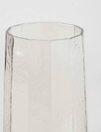 Hallie Clear Vase 25cms