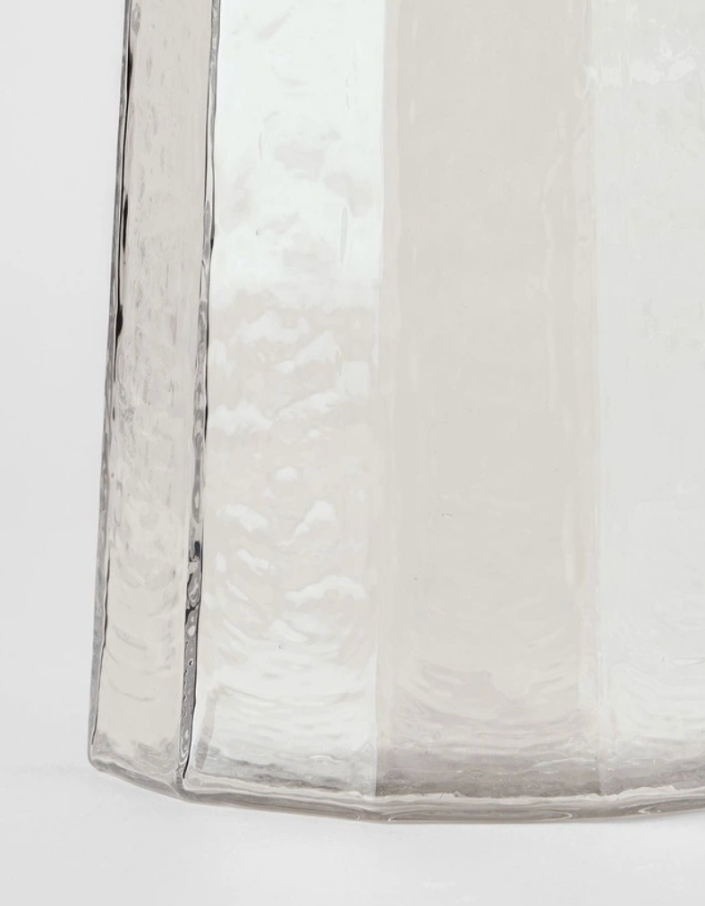 Hallie Clear Vase 25cms