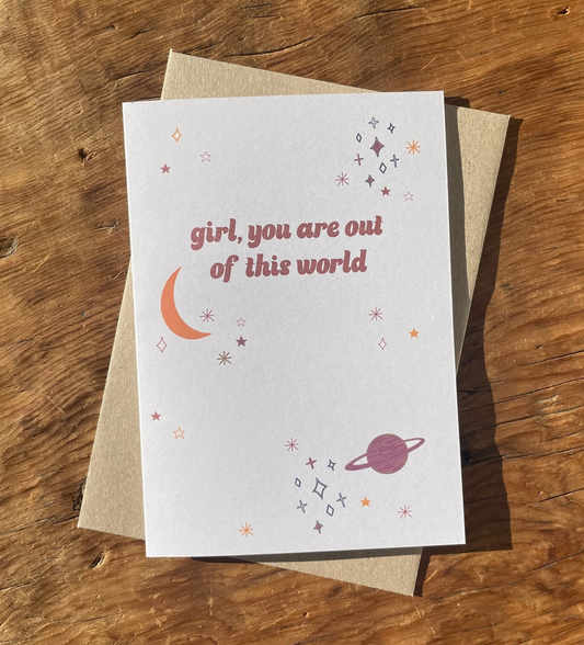 Out Of This World Card