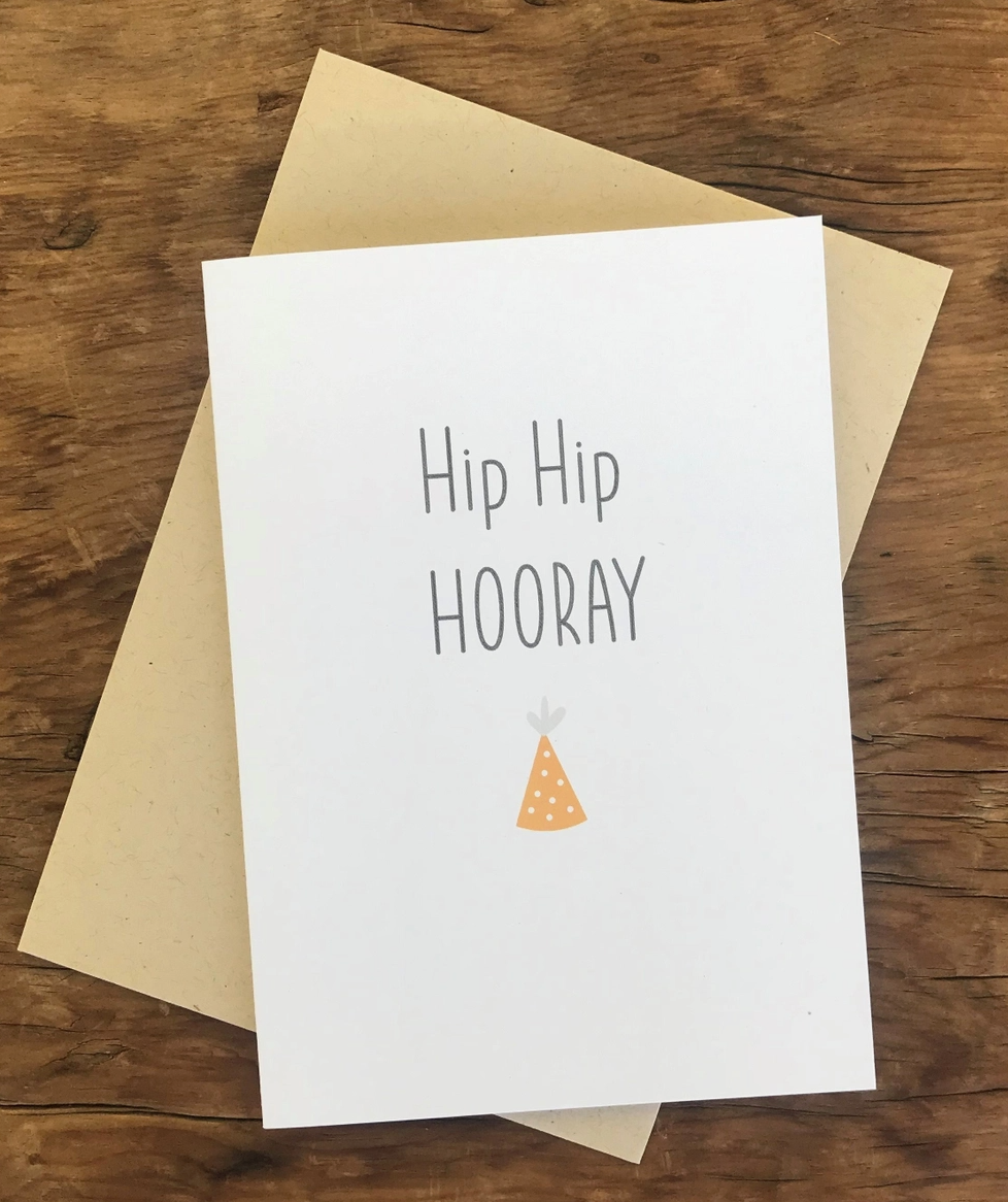 Hip Hip Hooray Card