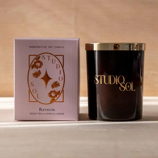 Studio Sol Reverie Candle | Sweet Pea + Vanilla Creme