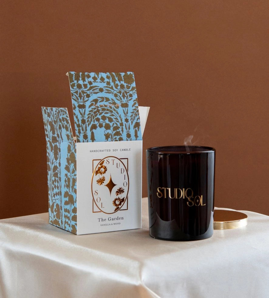 Studio Sol - The Garden Candle | Vanilla + Wood